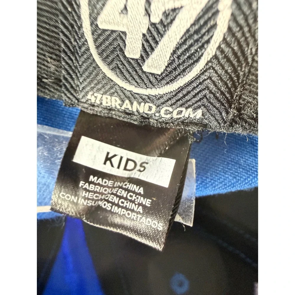 47 Brand Detroit Lions NFL Kids Hat Honolulu Blue Adjustable Baseball Cap